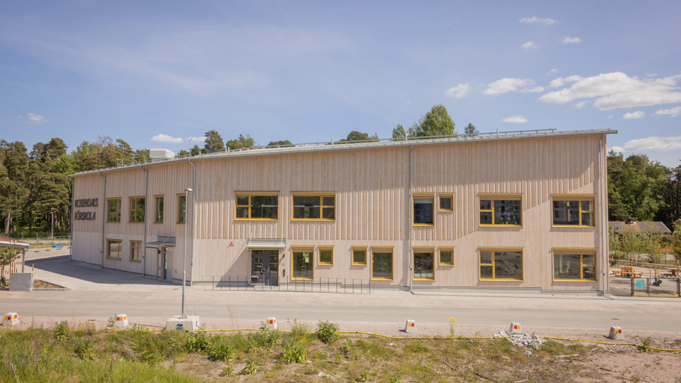 Överblick av Rosendals förskola 